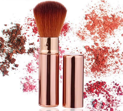 WOIWO Makeup Blush Brushes, Travel Retractable Kabuki Brush,Foudation Blush Brush Cosmetic Tool