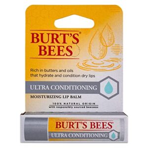 burt’s bees lip balm, ultra conditioning with kokum butter, 0.15 oz (pack of 6)