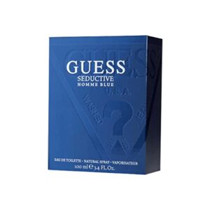 Guess Seductive Homme Eau De Toilette Spray for Men, Blue, 3.4 Ounce