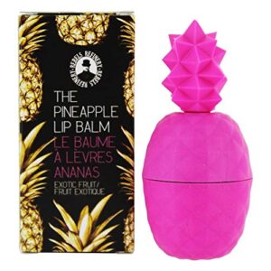 rebels refinery 1-piece pineapple-shaped lip balm – strawberry mango flavor, pink