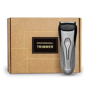 URBANER Rechargeable Electric Razor for Men, Waterproof, Cordless, Professional Beard Trimmer, Safe Grooming Blade, Wet and Dry Foil Shaver, Grey, MB-343