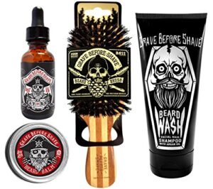 grave before shave™ beard care pack (bay rum blend)