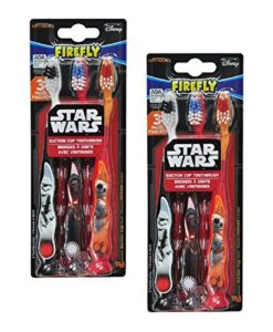 firefly star wars suction cup toothbrush – 6 count