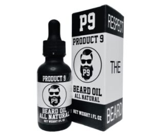 product 9 beard oil conditioner softens strengthens promotes growth smells great