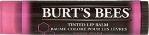 burt’s bees tinted lip balm, sweet violet, 1 count