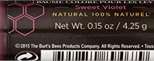 Burt's Bees Tinted Lip Balm, Sweet Violet, 1 Count