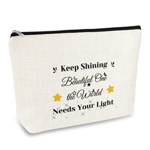 inspirational gifts for girls women makeup cosmetic bag best friend sister friendship gift encouragement gift appreciation thank you gifts birthday christmas graduation gifts for daughter coworker bff