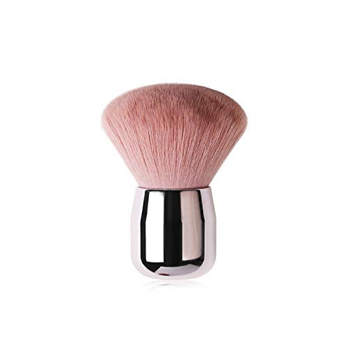 Tenmon Foundation Brush Kabuki Brush Blush Brushes New Concealer Brushes Cosmetic Tool for Valentines Day Gifts (Pink)