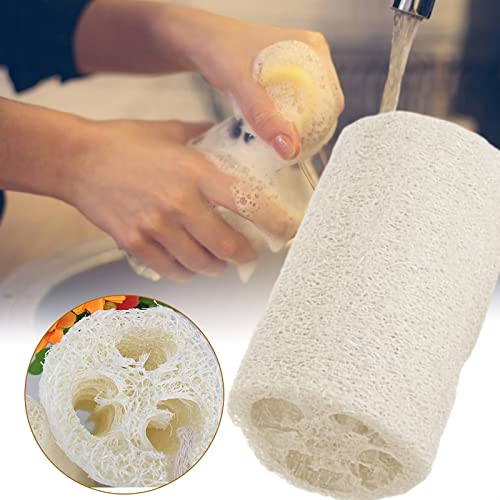 INGVY Dry Brushing Body Brush Natural Healthy Loofah Bath Shower Wash Body Pot Bowl Sponge Scrubber Spa Bathroom Accessories Bath Body Shower Sponge