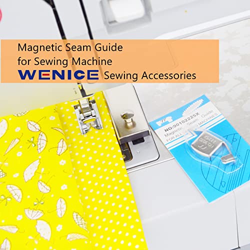 Magnetic Seam Guide for Sewing Machine,WENICE 2 Pieces Sewing Machine Accessories of Guide Magnets