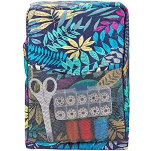 HOMEST Sewing Machine Dust Cover with Storage Pockets, Compatible with Most Standard Singer and Brother Machines, Floral (Patent Design)