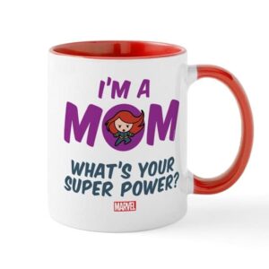 cafepress marvel mom black widow mug ceramic coffee mug, tea cup 11 oz