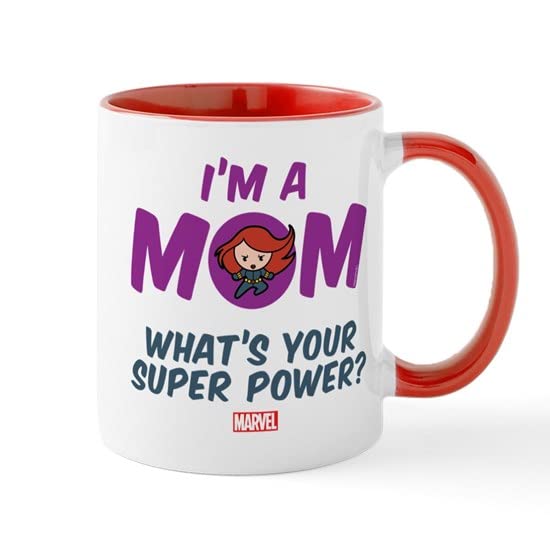 CafePress Marvel Mom Black Widow Mug Ceramic Coffee Mug, Tea Cup 11 oz