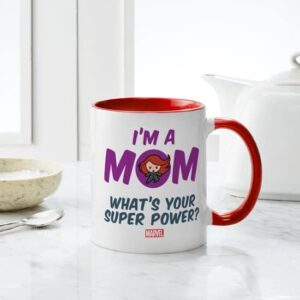 CafePress Marvel Mom Black Widow Mug Ceramic Coffee Mug, Tea Cup 11 oz