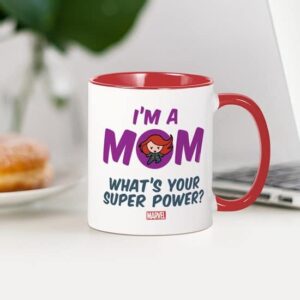 CafePress Marvel Mom Black Widow Mug Ceramic Coffee Mug, Tea Cup 11 oz