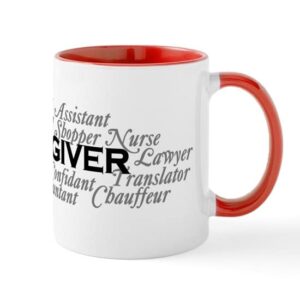 cafepress caregiver mug ceramic coffee mug, tea cup 11 oz