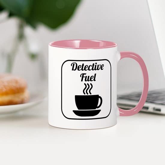 CafePress Detective Fuel Mugs Ceramic Coffee Mug, Tea Cup 11 oz