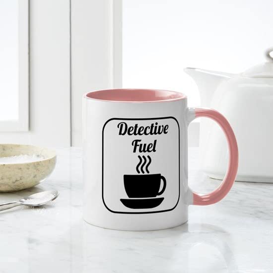 CafePress Detective Fuel Mugs Ceramic Coffee Mug, Tea Cup 11 oz