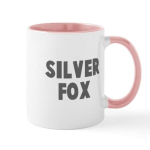 cafepress silver fox mugs ceramic coffee mug, tea cup 11 oz