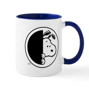 cafepress sneaky snoopy mug ceramic coffee mug, tea cup 11 oz