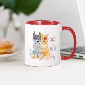 CafePress Red Or Blue Mugs Ceramic Coffee Mug, Tea Cup 11 oz