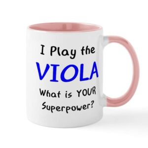 cafepress play viola mug mugs ceramic coffee mug, tea cup 11 oz