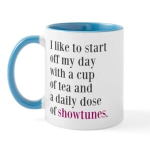 cafepress showtunes mugs ceramic coffee mug, tea cup 11 oz