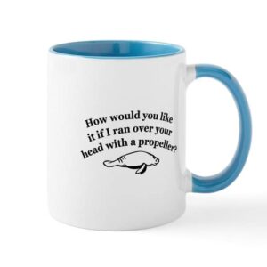 cafepress manatee mug ceramic coffee mug, tea cup 11 oz