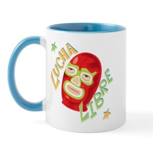 cafepress lucha libre mug ceramic coffee mug, tea cup 11 oz