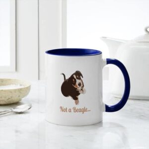 CafePress Not A Beagle Entlebucher Mountain Dog Mugs Ceramic Coffee Mug, Tea Cup 11 oz