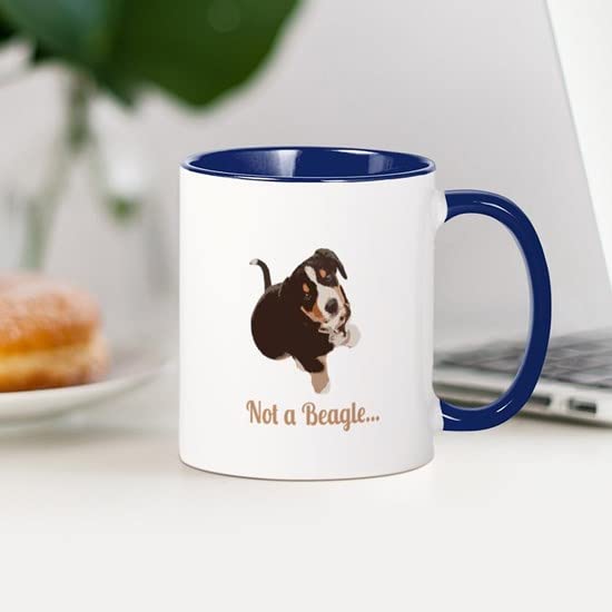 CafePress Not A Beagle Entlebucher Mountain Dog Mugs Ceramic Coffee Mug, Tea Cup 11 oz