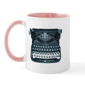 cafepress antique typewriter mug ceramic coffee mug, tea cup 11 oz
