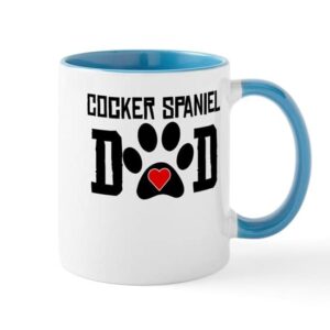 cafepress cocker spaniel dad mugs ceramic coffee mug, tea cup 11 oz