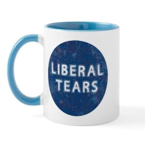 cafepress liberal tears (left handed) mugs ceramic coffee mug, tea cup 11 oz