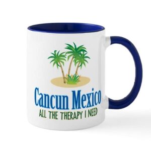 cafepress cancun mexico mug ceramic coffee mug, tea cup 11 oz