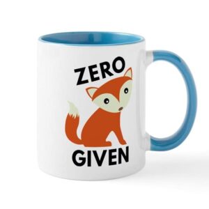 cafepress zero fox given mug ceramic coffee mug, tea cup 11 oz