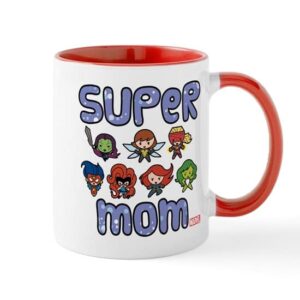 cafepress marvel super mom mug ceramic coffee mug, tea cup 11 oz