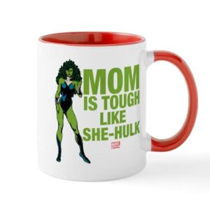 cafepress she hulk mother’s day mug ceramic coffee mug, tea cup 11 oz