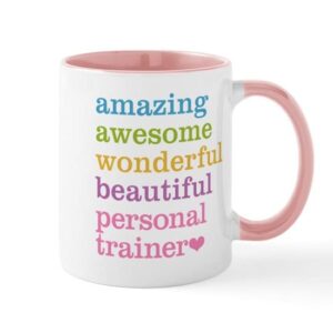 cafepress personal trainer mugs ceramic coffee mug, tea cup 11 oz