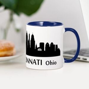 CafePress Cincinnati Cityscape Skyline Mugs Ceramic Coffee Mug, Tea Cup 11 oz