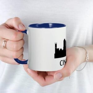 CafePress Cincinnati Cityscape Skyline Mugs Ceramic Coffee Mug, Tea Cup 11 oz