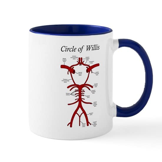 CafePress Circle Of Willis Mugs Ceramic Coffee Mug, Tea Cup 11 oz