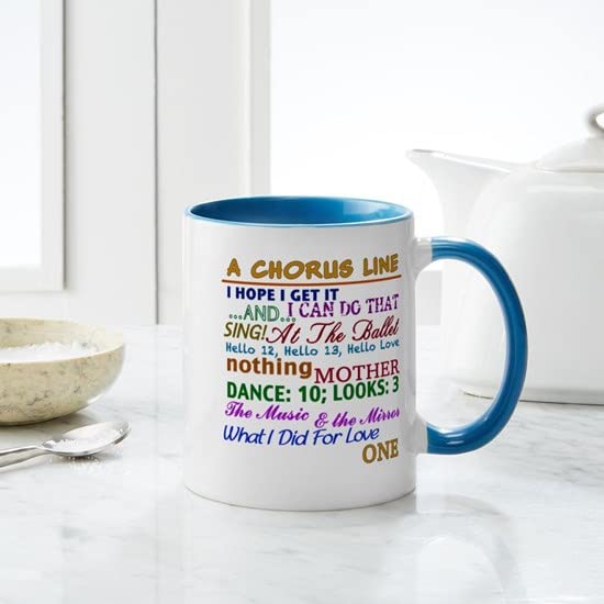 CafePress A Chorus Line The Songs Mugs Ceramic Coffee Mug, Tea Cup 11 oz