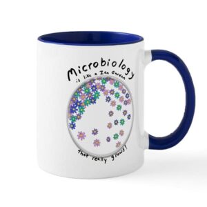 cafepress microbiology is a zen garden mugs ceramic coffee mug, tea cup 11 oz