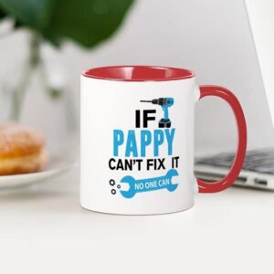 CafePress If Pappy Can't Fix It No One Can Mugs Ceramic Coffee Mug, Tea Cup 11 oz