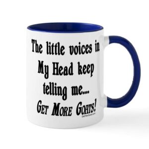 cafepress goat getmoregoats mugs ceramic coffee mug, tea cup 11 oz