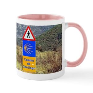 cafepress el camino de santiago de compostela, spain, s mugs ceramic coffee mug, tea cup 11 oz
