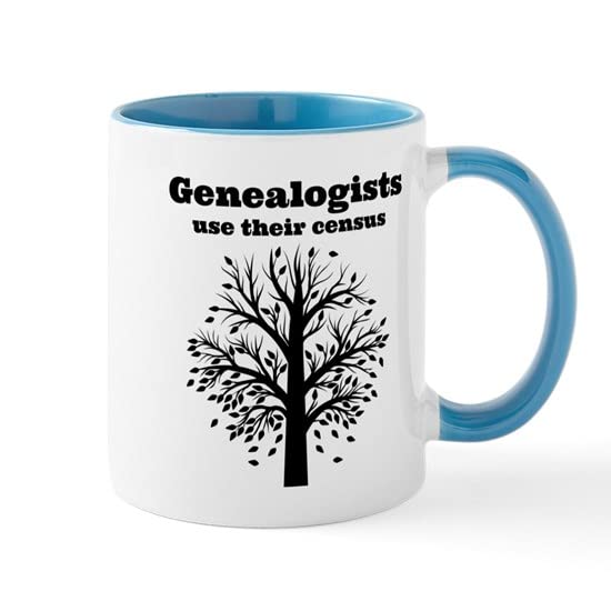 CafePress Genealogists Use Their Census! Mugs Ceramic Coffee Mug, Tea Cup 11 oz