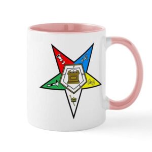 cafepress order of the eastern star mug ceramic coffee mug, tea cup 11 oz