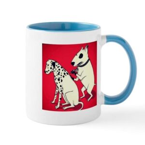 cafepress dalmatian getting some ink mugs ceramic coffee mug, tea cup 11 oz